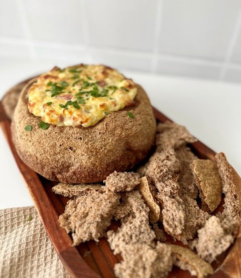 Gluten Free Cob Loaf & Cheesy Dip