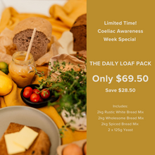 Load image into Gallery viewer, The Daily Loaf – 2kg Gluten Free Bread Mix Pack