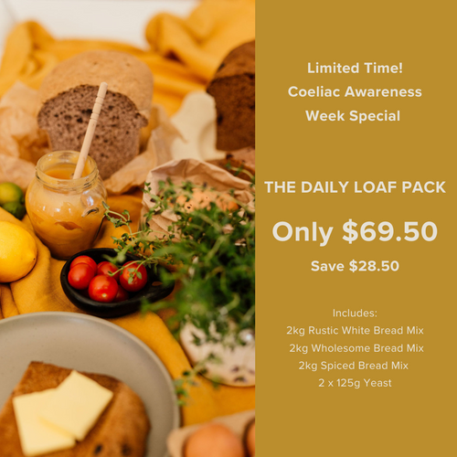 The Daily Loaf – 2kg Gluten Free Bread Mix Pack
